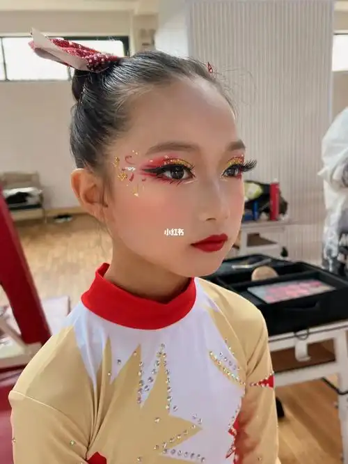 啦啦操妆容分享#零基础学化妆  #舞台妆  #啦啦操妆容