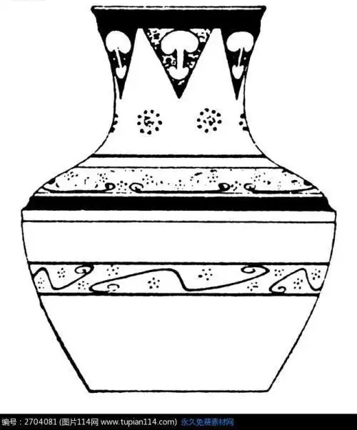 陶罐简单的花纹简笔画