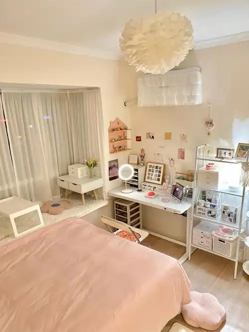 少女心卧室|布置自己的十二平小房间96-土巴兔装修网