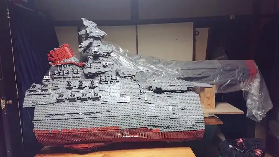 乐高拼出大和号战列舰 小岛秀夫都忍不住转推