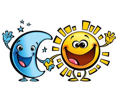 太阳和月亮图片