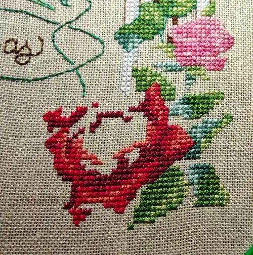 玫瑰花园十字绣