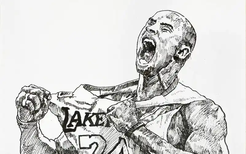 【速写】钢笔画致敬黑曼巴科比