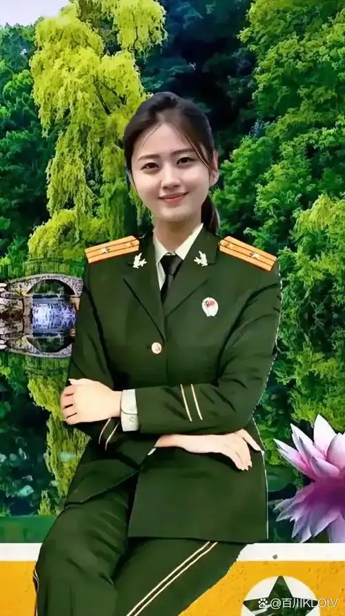 女兵风采,绿色军装下的坚韧与美丽  图中的女兵,身着一袭绿色军装
