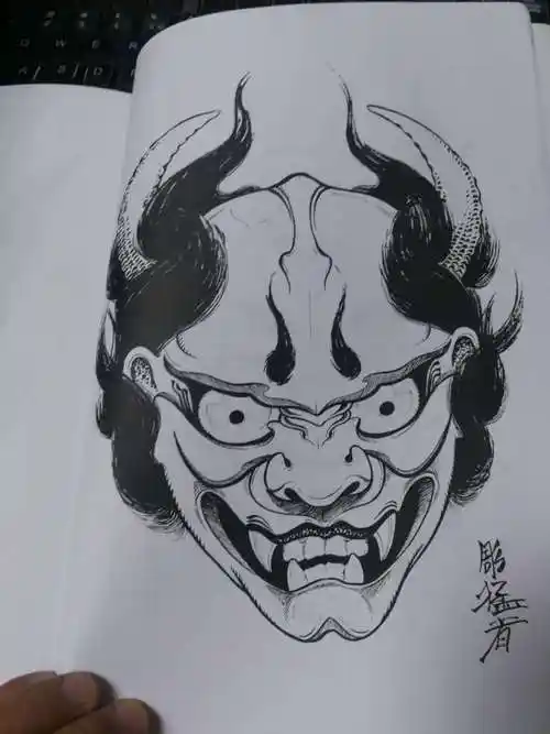 般诺纹身书图册纹身模板图稿般若纹身书本纹身机套装配件 般诺黑白色