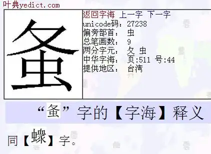 ②"阜～"即"蚱蜢".