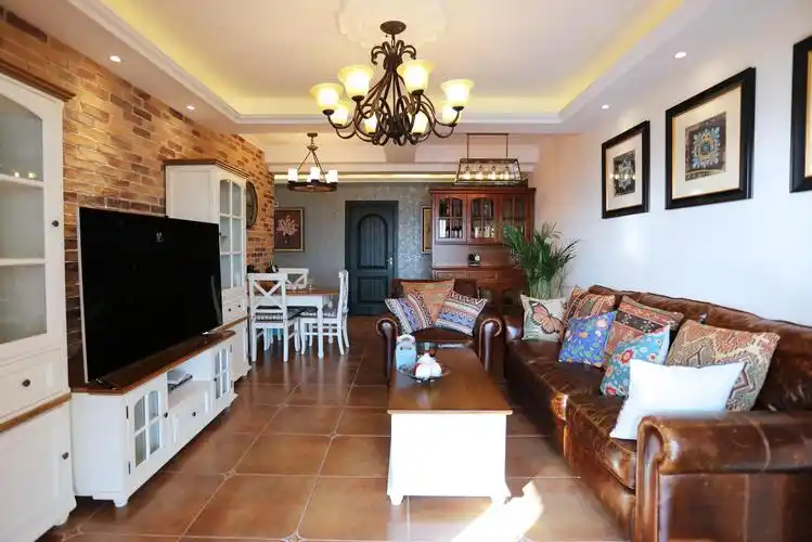 佳艺装饰----美式乡村风格客厅效果图