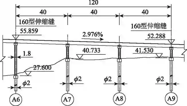 某桥梁工程a匝道第三联桥属于典型的小半径大跨径预应力混凝土连续
