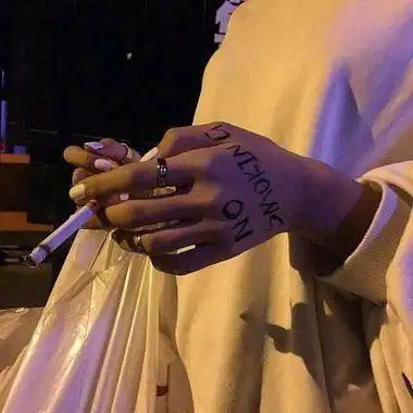 2022q友乐园男生吸烟头像伤感图片