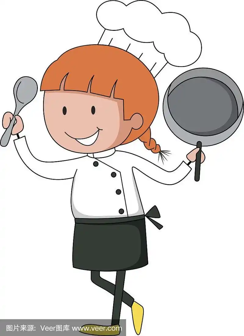 女厨师穿制服