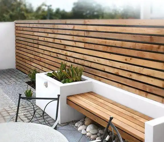 防腐木围栏图片装修效果图