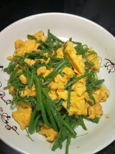 丫头fzy做的清炒南瓜苗