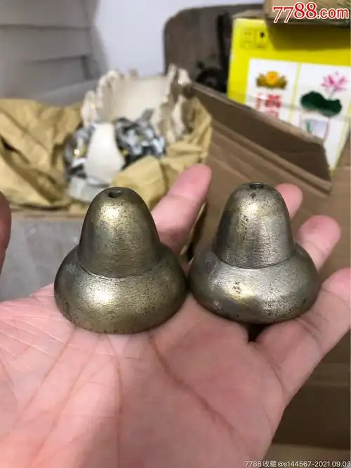 民国铜铃铛一对