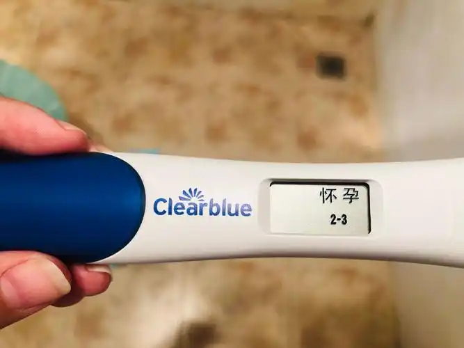 10号移植的囊胚,今天用可丽蓝测了,结果是怀孕