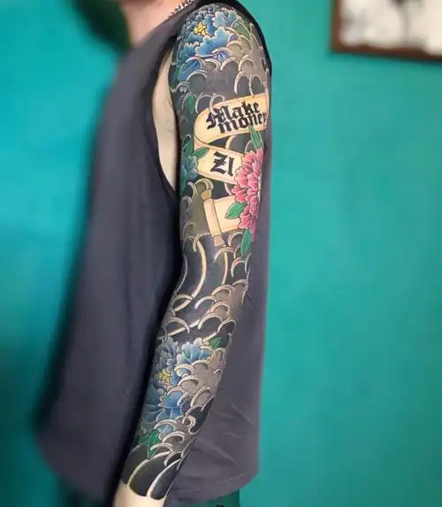 广西玉林  #玉林纹身  #花臂纹身  #我的纹身分享  #传统纹身