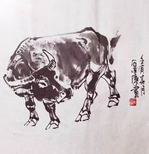 师承著名画家范扬,央视教育电视台水墨丹青书画院(执行院长),贵州黄牛