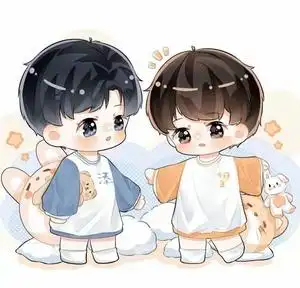 某某q版立牌江添盛望动漫周边高清双面亚克力站牌摆件创意礼物