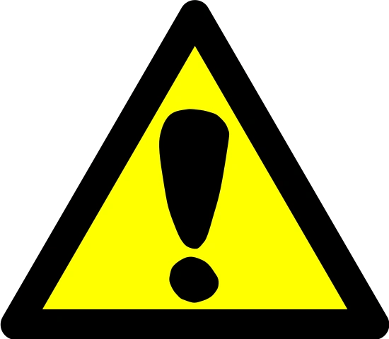 warning sign - 素材 - canva可画