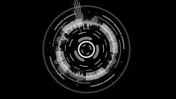 带通道音乐可视化节奏感光圈动画2通道合成