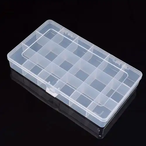 pp塑料螺丝盒 透明塑胶收纳盒 电子五金盒工具配件盒支持开模定制