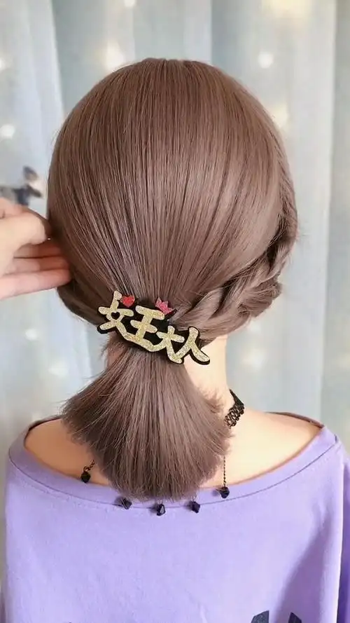 短发也能扎好看的低马尾,快来试试