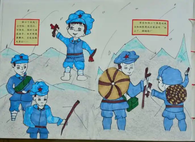 奋斗百年路启航新征程看岷县幼儿画笔下的红色传承