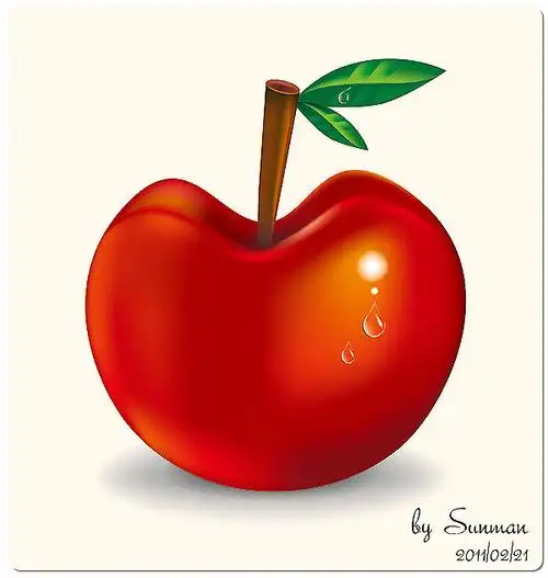 红苹果|插画|商业插画|孙恩伟 - 原创作品 - 站酷 (zcool)