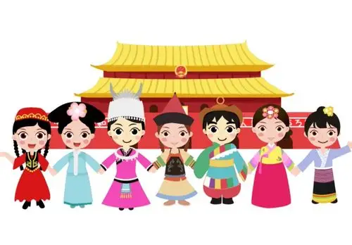 56个民族,56支花,56个兄弟姐妹是一家