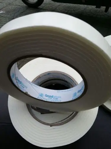 【厂家批发】好文客 海绵胶 厚3mm海绵双面胶 白色泡沫双面胶