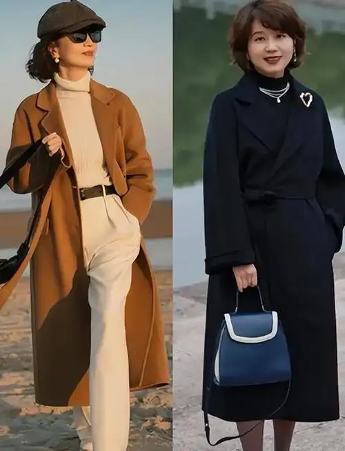 大衣不仅能保暖,还能展现女人的优雅和时尚感.