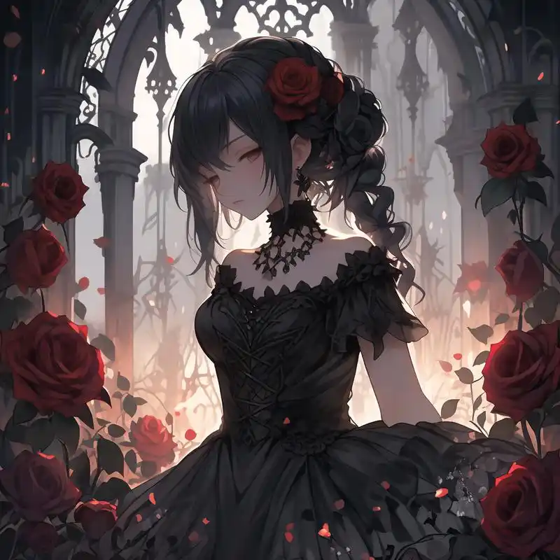 暗黑系女生头像大赏 探索黑暗中的美丽与神秘,这些暗黑系女生头像将带