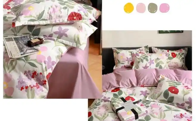 尺寸:被套200*230cm,床单230*235cm,枕套48*74cm-点击跳转-这个价格给