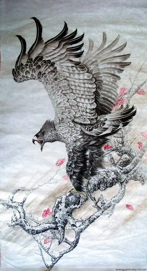 【载】张策画鹰