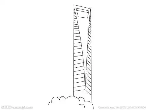 上海地标简笔画 第1页