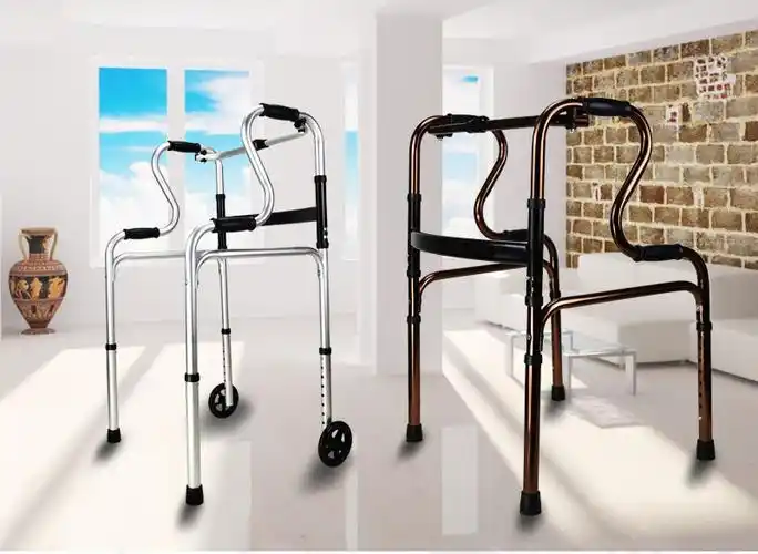 老人助行器残疾人学步辅助行走器康复训练起身器扶手架折叠可调高