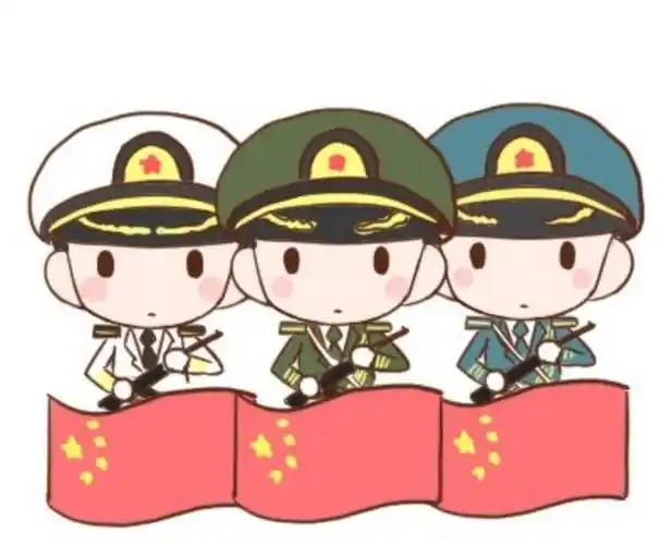 主题绘画《海陆空》简笔画