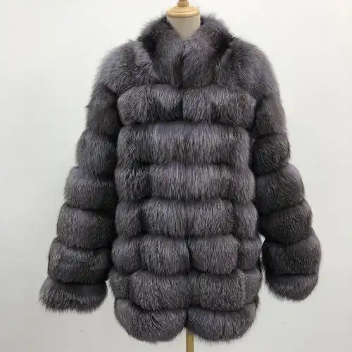 janefur新款时尚男士狐皮大衣冬季厚长款男士狐皮大衣 - buy men fox