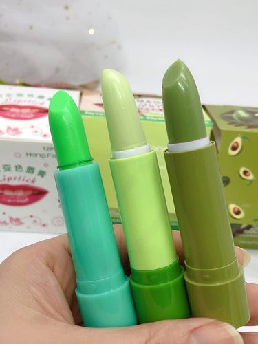 老款新款国货恒芳防水变色唇膏温变苹果口红唇膏