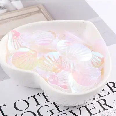 18mmab 镭射 贝壳亮片手工材料美甲饰品diy 点缀配件配饰