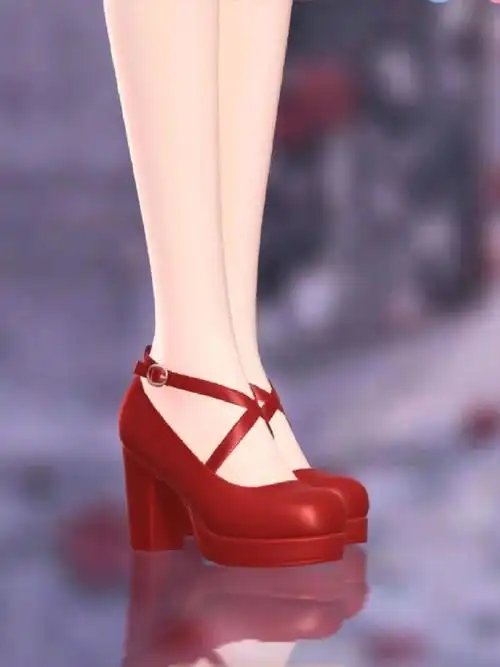 叠的美丽红色高跟鞋#闪耀暖暖##浪游创作营