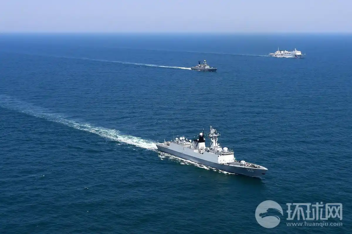 中国东南亚国家海上联演2019海上阶段实兵演练