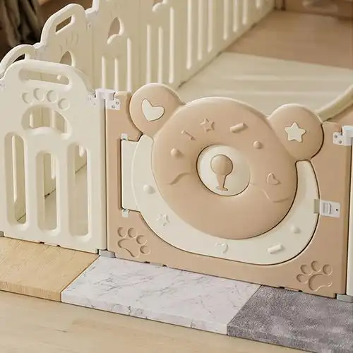 小兔萌萌围栏婴儿防护栏地上宝宝爬爬垫游戏围栏儿童室内客厅栅栏_150