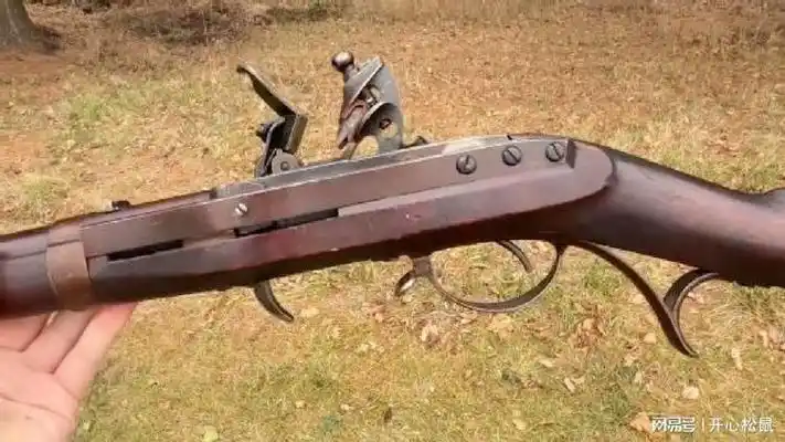 霍尔m1819后装燧发枪#影视道具 #国外合法拍摄国内请勿模仿