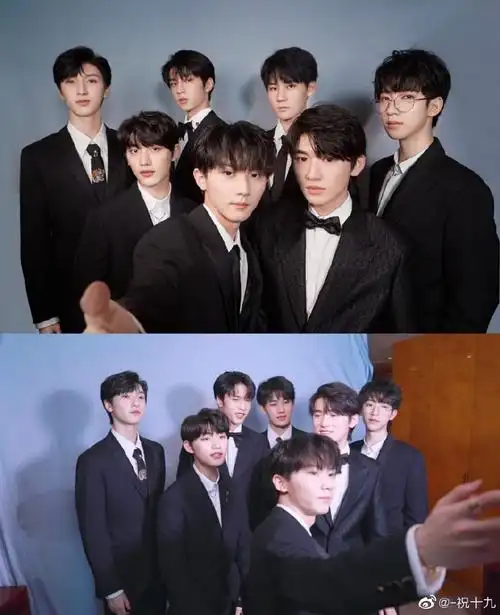 时代少年团素颜自拍合照