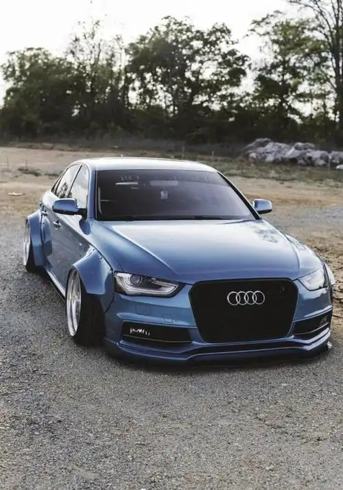 奥迪a4暴力改装案例