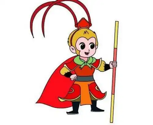 带颜色孙悟空简笔画怎么画 简单又帅孙悟空简笔画教学