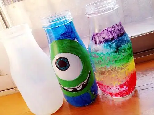 夏日手工diy之爱上瓶子画-互动吧