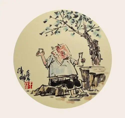 王林水墨画漫画选登一