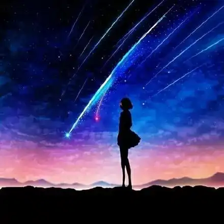 跪求好看帅气的动漫星空情侣头像一对