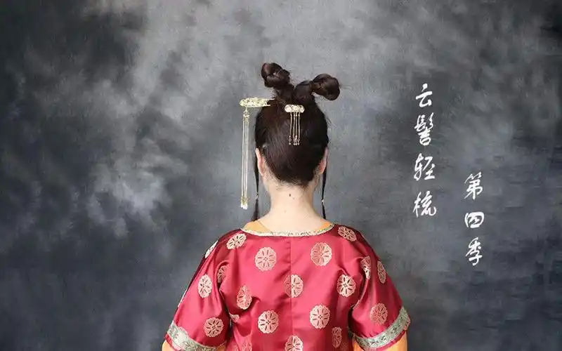 云髻轻梳第四季无发包汉服日常发型古风发型小仙女汉服日常发型
